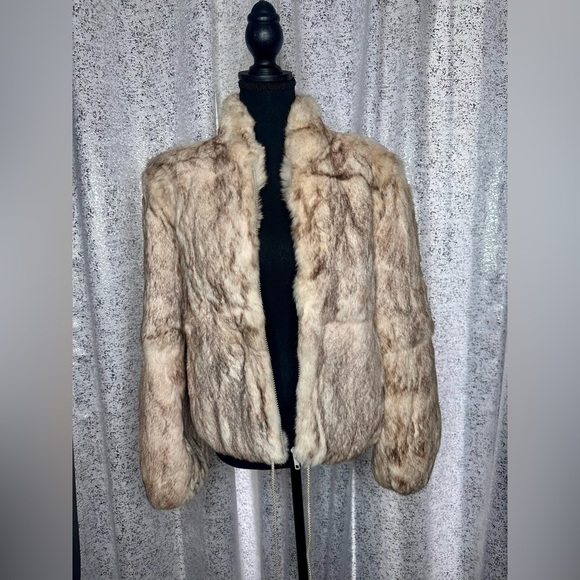 Vintage Never worn real rabbit fur jacket - Picture 4 of 7